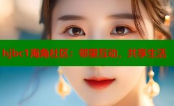 hjbc1海角社区：邻里互动，共享生活