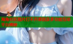 海角社区图片打不开原因及多功能互动平台揭秘