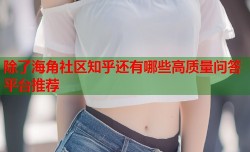 除了海角社区知乎还有哪些高质量问答平台推荐