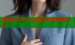 海角社区2023人口洞察与精准服务平台