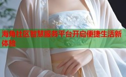 海角社区智慧服务平台开启便捷生活新体验