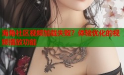 海角社区视频加载失败？体验优化的视频播放功能