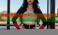 海角社区英文写作中心实时互动分享平台