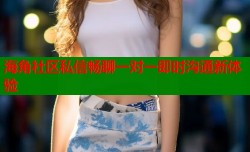 海角社区私信畅聊一对一即时沟通新体验