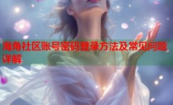海角社区账号密码登录方法及常见问题详解