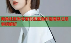 海角社区账号密码重置操作指南及注意事项解析