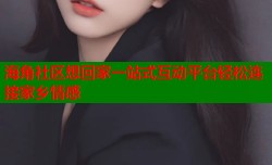 海角社区想回家一站式互动平台轻松连接家乡情感