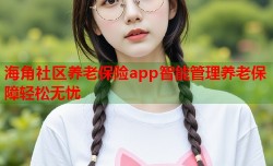 海角社区养老保险app智能管理养老保障轻松无忧