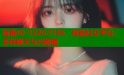 海角ID-1220.7126，智能社交平台，多样聊天与兴趣圈