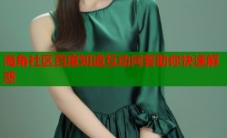 海角社区百度知道互动问答助你快速解惑