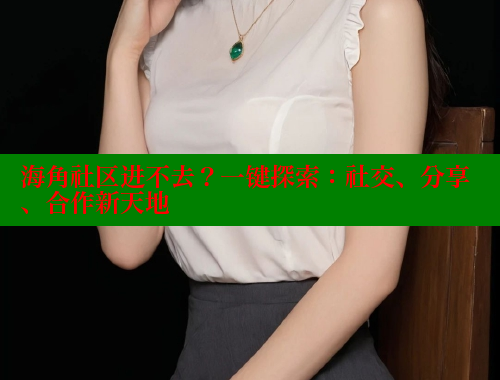 海角社区进不去？一键探索：社交、分享、合作新天地 海角社区 第1张