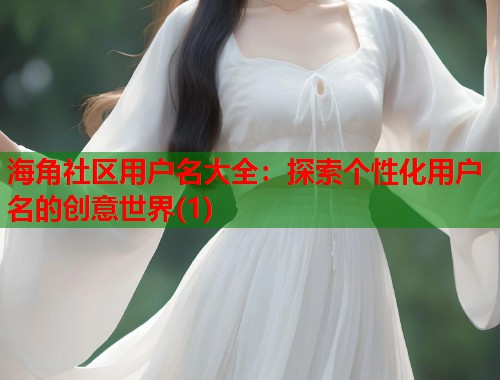 海角社区用户名大全：探索个性化用户名的创意世界(1)  第2张