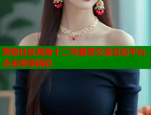宠物社区海角十二号爱宠交流互动平台点击即享精彩  第1张