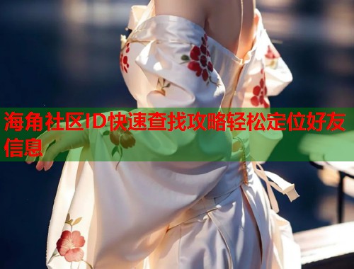 海角社区ID快速查找攻略轻松定位好友信息  第2张