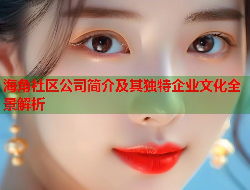 海角社区公司简介及其独特企业文化全景解析  第1张