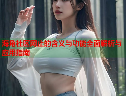 海角社区网止的含义与功能全面解析与应用指南  第2张