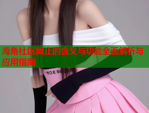 海角社区网止的含义与功能全面解析与应用指南  第1张