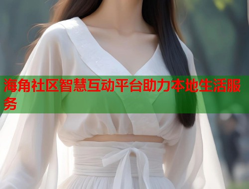 海角社区智慧互动平台助力本地生活服务  第1张